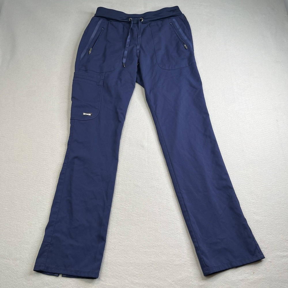 Greys Anatomy Womens Navy Impact Stretch Scrub Pants Small GIPT526